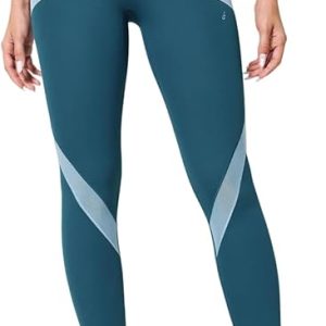 Fanka Powerband Resistance FlowX Leggings, Built-in Mesh Resistance Bands, 15 lbs Added Resistance, Core Support, High Waist